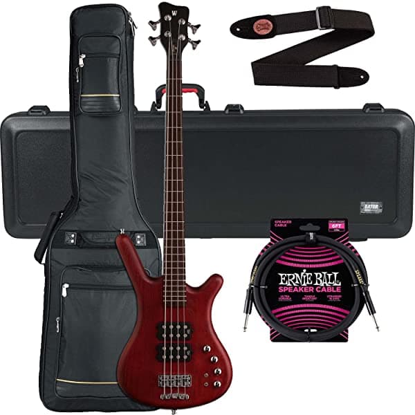Clutch Warwick - Corveta Gps Alemana De 4 Cuerdas (Rojo Burdeos) Gator Gtsa-Gtrbass Cable Eball Paquete Mssc8-Blk De Levy'S German GPS Corvette 4-String