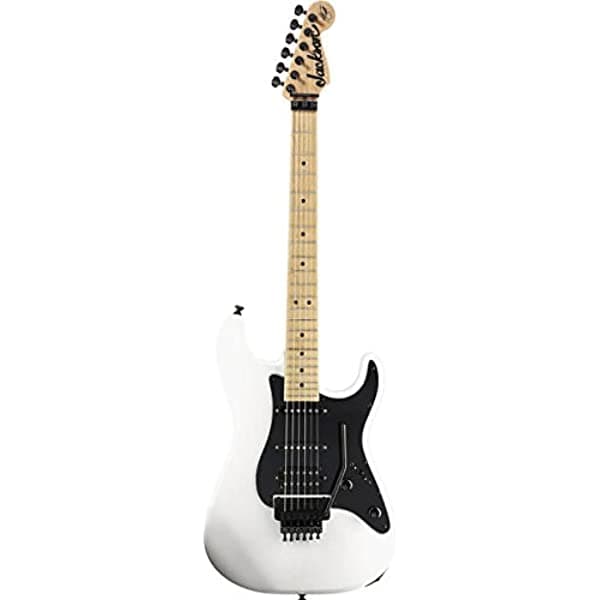 Jackson Adrian Smith Signature SDX Snow White Maple - Guitarra Eléctrica de Alta Calidad para Rock y Metal