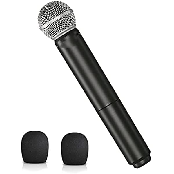 MICCK Micrófono Dinámico Para Cantar Sistema De Micrófono Inalámbrico De Metal Para Karaoke Canto Habla Boda Escenario Y Actividad Al Aire Libre