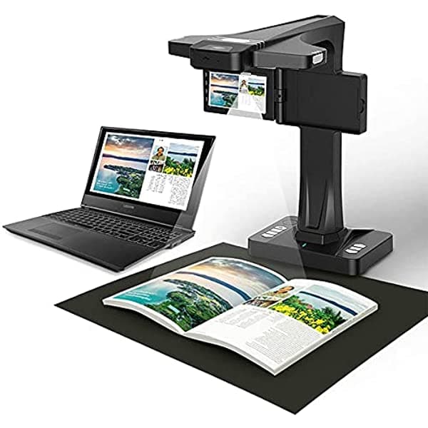 Rstjvbd Escáner De Documentos De 18 Mp Cámara De Documentos Usb Portátil Con Pantalla Tft De 5 Pulgadas Reconocimiento De Texto Ocr Escáner De Libros De Formato Grande A3 Compatible Con Win 7/8/10/Xp 32484458-000-990