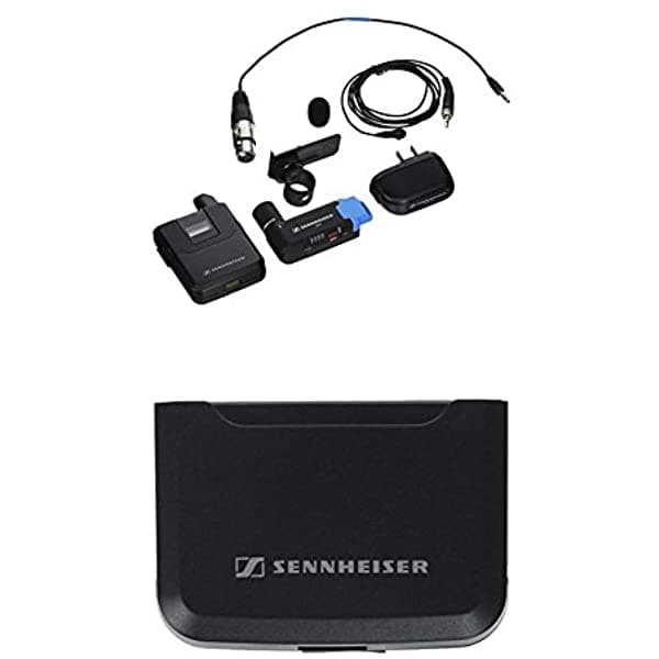Sennheiser Avx Sistema De Micrófono Inalámbrico Digital Juego Con Batería Recargable Y Transmisor De Mochila Y Batería Recargable Con Receptor Inalámbrico Enchufable Para Cámara