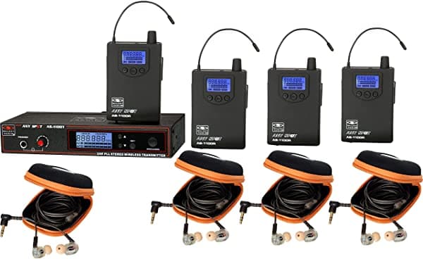 Galaxy Audio As-1110-2N Sistema Inalámbrico De Doble Pack De Banda N 518-542 Mhz