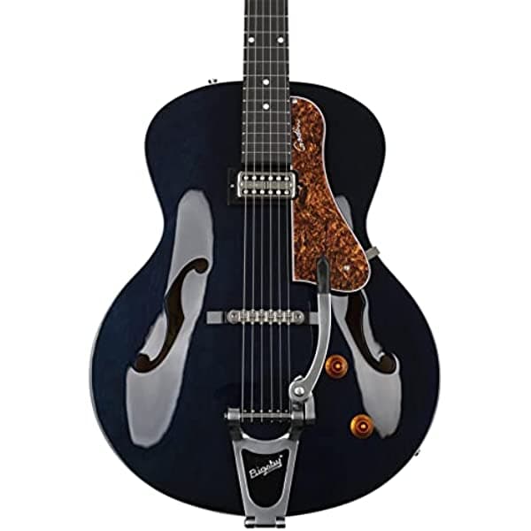 Godin Guitarra Eléctrica de 6 Cuerdas para Diestros Azul Índigo Cuerpo Hueco (050956)