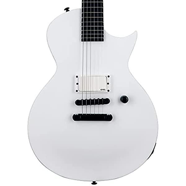 Esp Lecarmsws - Guitarra Eléctrica De Metal Ártico 6 Cuerdas Color Blanco Nieve Derecha (Lecarmsws)