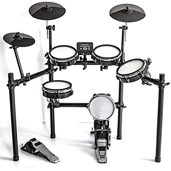 Keshuo Batería Electrónica de Calidad Profesional para Adultos Instrumento Musical para Práctica (Color 03) HESHUOBAI