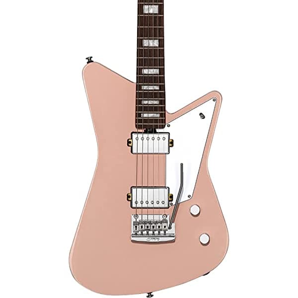 Sterling Mariposa Guitarra Eléctrica Pueblo Pink