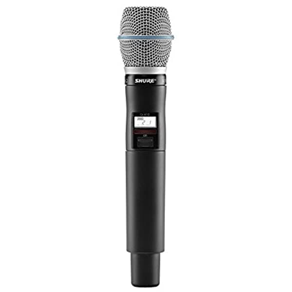 Shure De Mano Transmisor Inalámbrico Con Micrófono Beta 87 C QLXD2/B87C=-H50