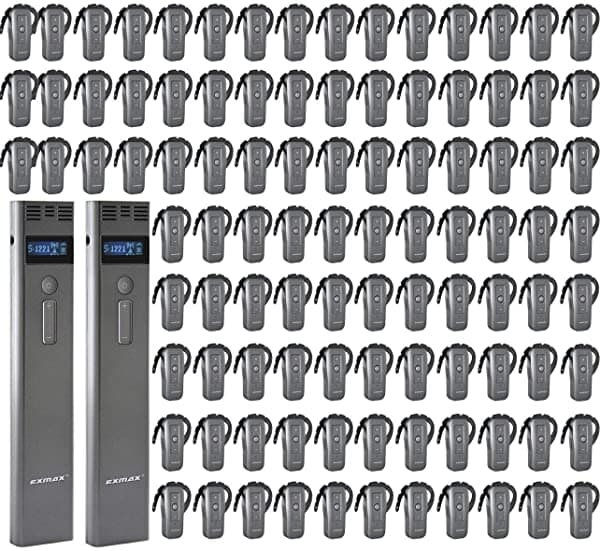 Exmax Exd-6688 - Guía Profesional De Audio Sin Cables (24 Ghz 2 Transmisores Y 100 Receptores)