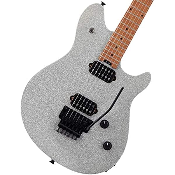Evh Wolfgang Guitarra Eléctrica Estándar - Silver Sparkle WGSTDBKDMPLSILSPKLE