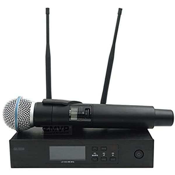 Fksdhdg Uhf - Sistema De Micrófono Inalámbrico Profesional Con Micrófono Transmisor Hipercardioide Para Voces En Vivo Y Karaoke teriyw-351