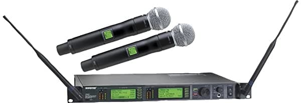 Shure Ur24D/Sm58 Dual Sistema Inalámbrico De Mano Negro UR24D/SM58-H4