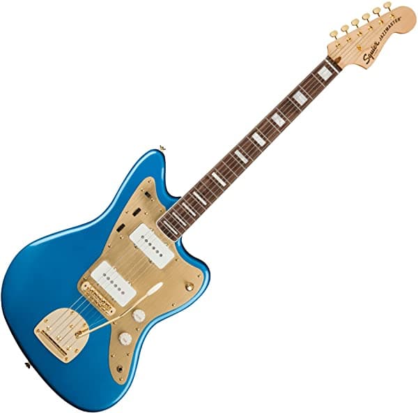 Squier 40 Aniversario Edición Dorada Jazzmaster - Lake Placid Blue 379420502