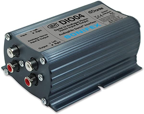 Sonifex Avn-Dio04 Dante A Phono - Interfaz De Entrada Y Salida Estéreo Analógica