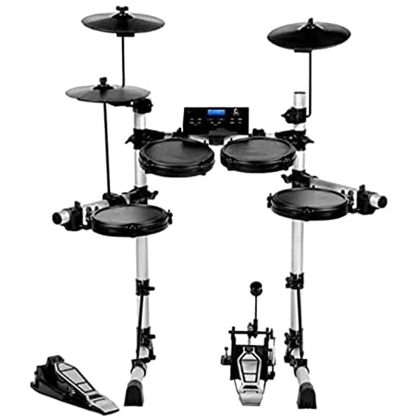 Keshuo Batería Electrónica Portable Student Performance Outdoor Beginner Practice Home Batería Electrónica Practice Electric Drum (Color 01) HESHUOBAI
