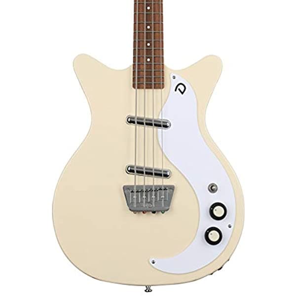 Danelectro '59Dc - Bajos De Escala Corta Color Crema Vintage SW 59SSB VCRM