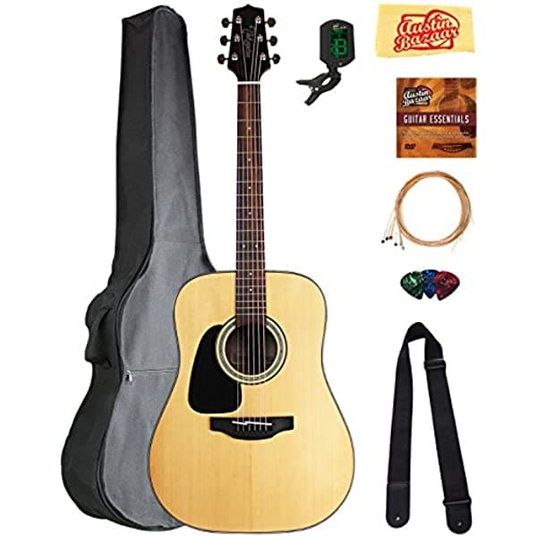 Takamine Gd30 - Juego De Guitarra AUS-GD30LHNAT-COMBO-DLX
