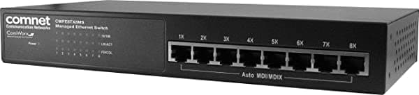 Comnet Redes De Comunicación Cwfe8Tx8Ms 8 Port 10/100Mbps Managed Switch 8 Copp