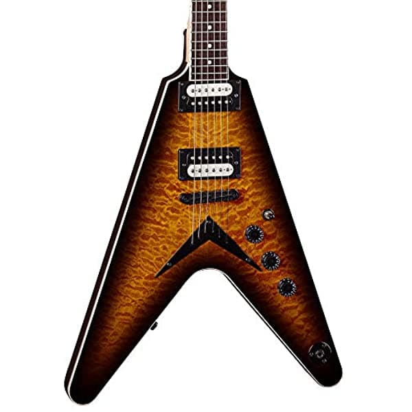 Dean Guitarras 6 Cuerdas Vx Edredón Arce Guitarra Eléctrica Trans Brasilia Derecha Qm Tbz VX QM TBZ