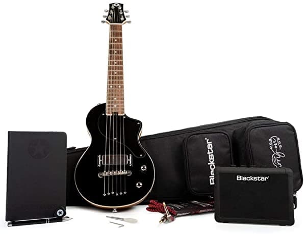 Blackstar Carry-On - Guitarra De Viaje Color Negro Con Fly3 Amp CARRY-ON DELUXE PACK
