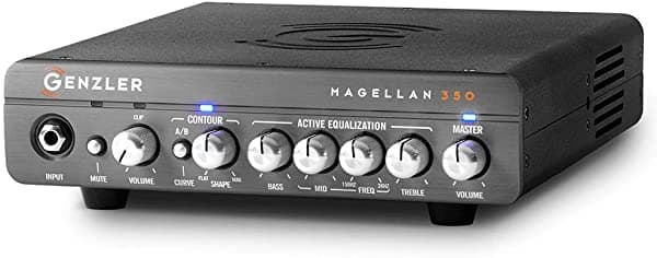Genzler MG-350 Magellan - Cabezal de amplificador de bajo, 175 W/8 Ohm, 350 W/4 Ohm/2.67 Ohm