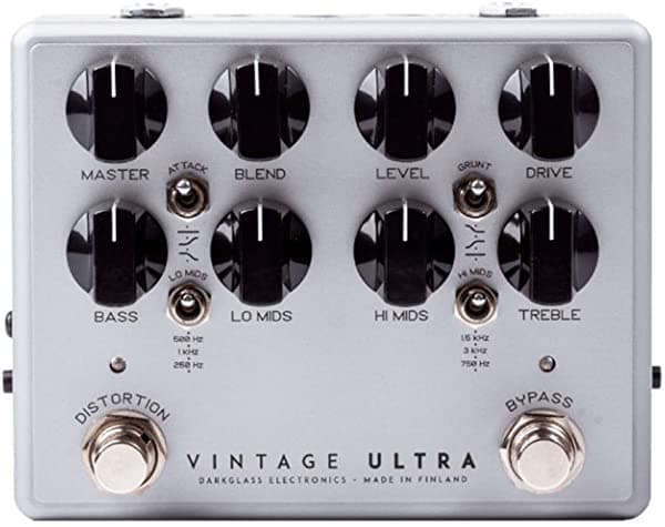 Darkglass Vintage Ultra V2 Bajo Preamp Pedal Con Aux In VDUV2A
