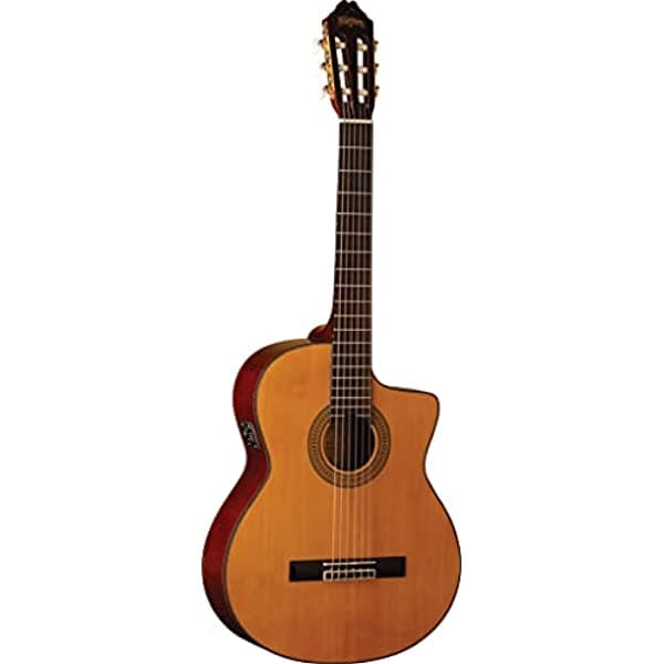 Washburn C64SCE - Guitarra electroacústica de nylon C64SCE-A