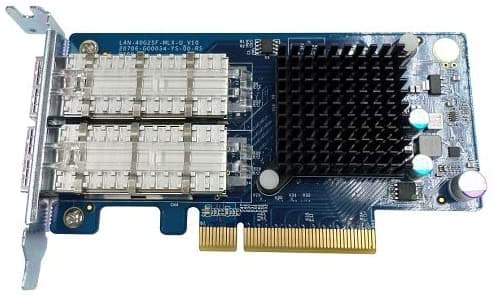 Qnap Red Lan-40G2Sf-Mlx Dual-Port 40 Gbe Sfp Tarjeta De Expansión De Red Retail