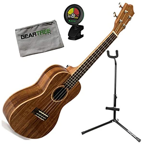 Lanikai Solid Acacia Ukelele De Concierto ( Acabado Satinado Caso Acs-C