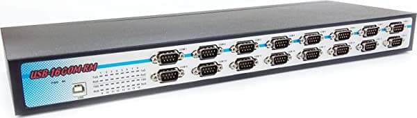 Vscom Adaptador Usb 16 Port Serial (Rs232) [Negro] 16COM