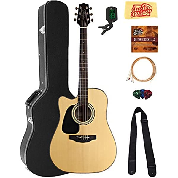 Takamine Gd30 - Juego De Guitarra AUS-GD30CELHNAT-COMBO-PRO