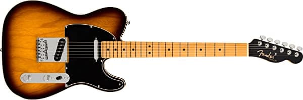 Fender American Ultra Luxe Telecaster Guitarra Eléctrica (2-Color Sunburst Diapasón De Arce)