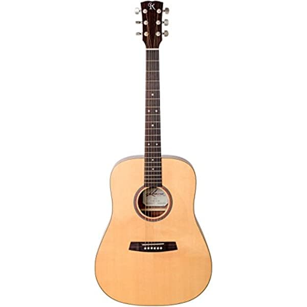 Kremona - Guitarra acústica de 6 cuerdas para diestros, acabado natural (M10)