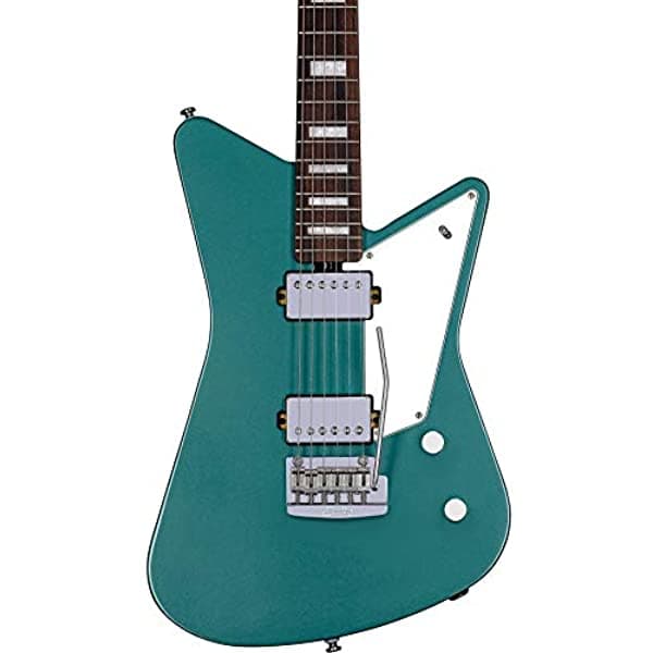 Sterling Mariposa Guitarra Eléctrica Verde Dorado