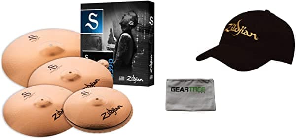 Zildjian S390 S Performer - Juego De Platillos De 14 Pulgadas Con Sombreros 406 Y 18.0 In Y 20.0 In