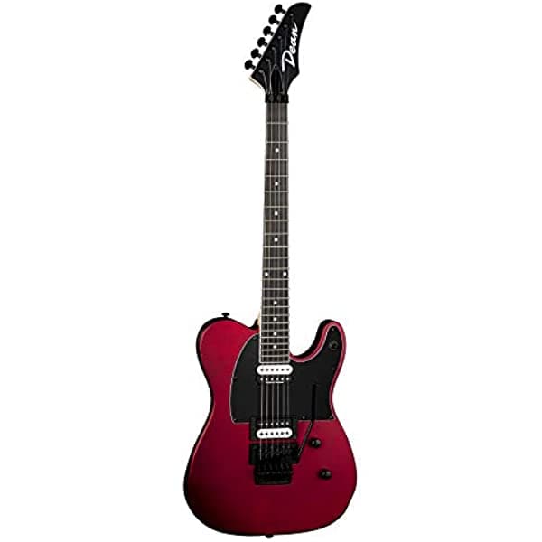 Dean Guitarras Dean Nash Vegas Select Floyd Guitarra Eléctrica Metálico Rojo Satinado Nv Sel F Mrs