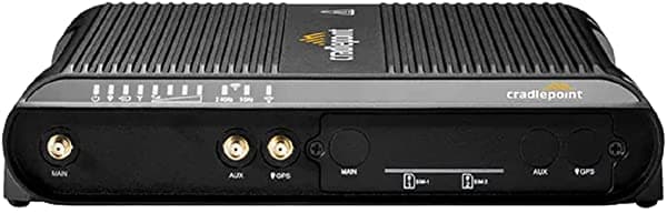 Cradlepoint 1-Yr Netcloud Essentials Para Routers Móviles Con Apoyo Y Ibr1700 Router Con Wifi (600Mbps Módem) Sin Fuente De Alimentación Ac O Antenas MA1-1700600M-NNA