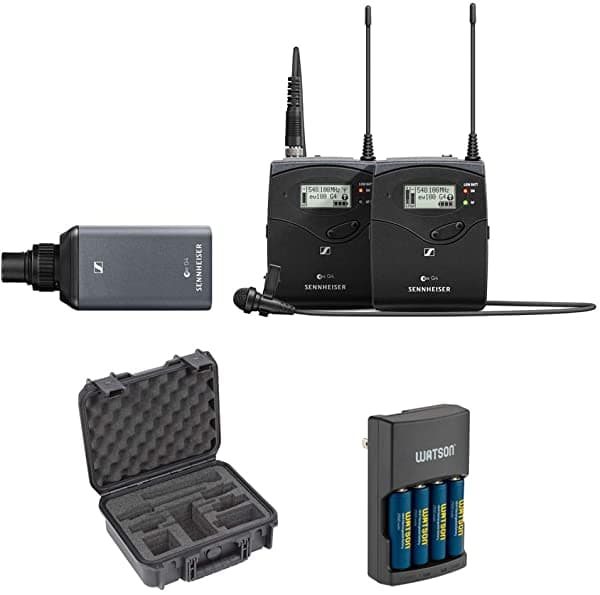 Sennheiser Ew 100 Eng G4 - Micrófono Inalámbrico Con Funda Impermeable Y Cargador (Batería De 4 Nimh) EW 100 ENG G4-G