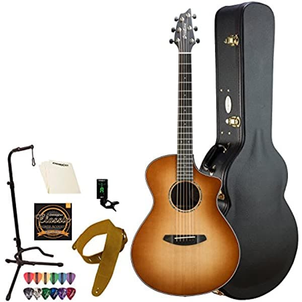 Breedlove Premier Concert Ce Sitka-Rosewood Guitarra Electroacústica Con Accesorios Chromacast Cobre Burst PRCN03CESSIR(2)-KIT-2