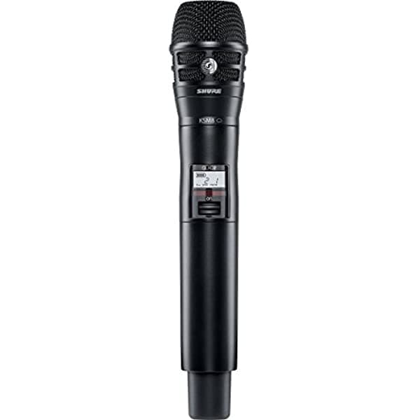 Shure Qlxd2/K8B Transmisor De Micrófono Inalámbrico De Mano Con Cápsula Ksm8/B (El Receptor Se Vende Por Separado) QLXD2/K8B=-H50