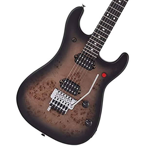 Evh 5150 Series Deluxe Poplar Burl Guitarra Eléctrica - Negro Burst 5150DLXEBFBPBLKBST