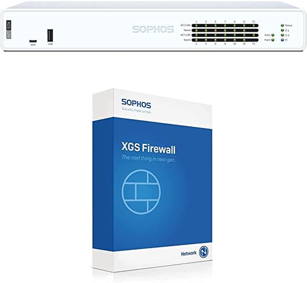 Sophos Xgs 126 Firewall De Última Generación Con Protección Xstream Cable De Alimentación De 3 Años (Ia1C3Csus)