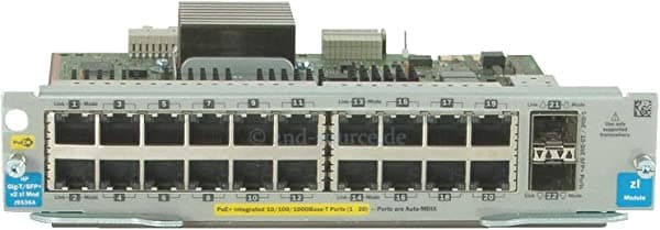 Módulo Hp J9536A 20 Puertos Gig-T Poe+ V2 Zl - J9536-6100