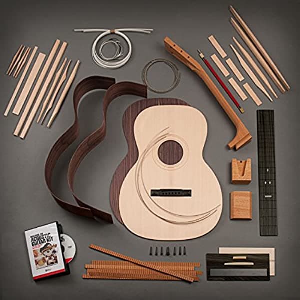 Stewmac Construir Su Propio Triple-O Kit De Guitarra Acústica Con Parte Trasera Y Laterales De Palisandro Sitka Superior Dovetail Cuello #AN5298