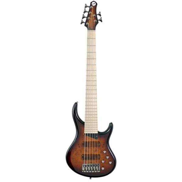 MTD Kingston Bajo Eléctrico Z 6 Cuerdas Diapasón de Arce Tobacco Sunburst Z' Z6MP-TS