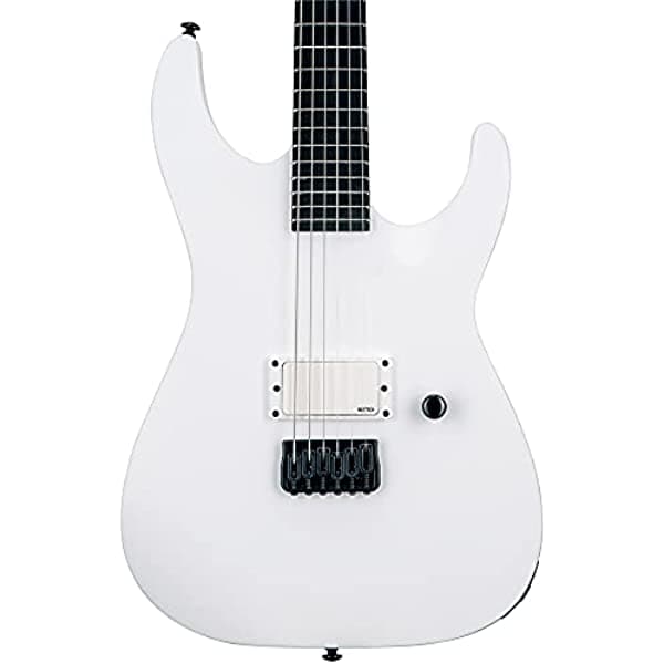 Esp Guitarra Eléctrica De Metal Ártico Ltd M-Ht 6 Cuerdas Satén Blanco Nieve Derecha (Lmhtarmsws)