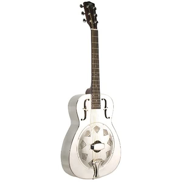 Recording King Rm-998-R Style-0 Resonator Cubierta De Agujero Redondo Niquelado
