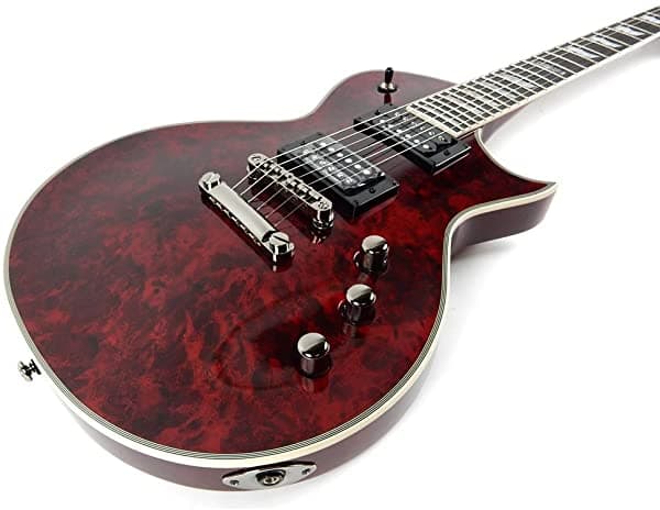 Esp Ltd Ec-1000 Volcano Guitarra Eléctrica Roja Con Seymour Duncan Pickups Gear Orfanato Exclusivo