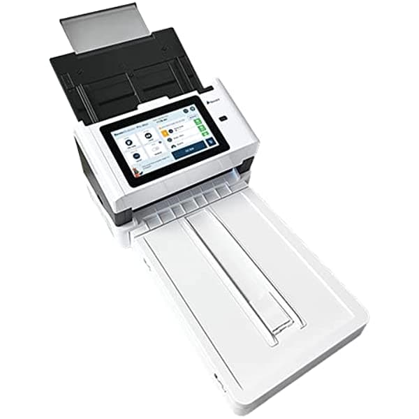 Raven Pro Max - Escáner De Documentos - Pantalla Táctil Enorme Alimentador Dúplex De Color De Alta Velocidad (Adf) + Combo De Cama Plana Escaneo Inalámbrico A Nube Wifi Ethernet Usb Escritorio Para El Hogar U Oficina