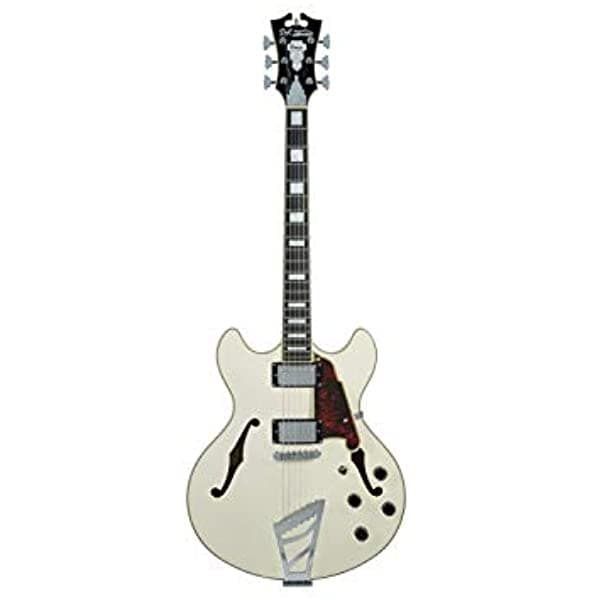 D'Angelico DAPDCCMPCTCB - Guitarra Eléctrica de Cuerpo Semihueco de 6 Cuerdas para Diestros