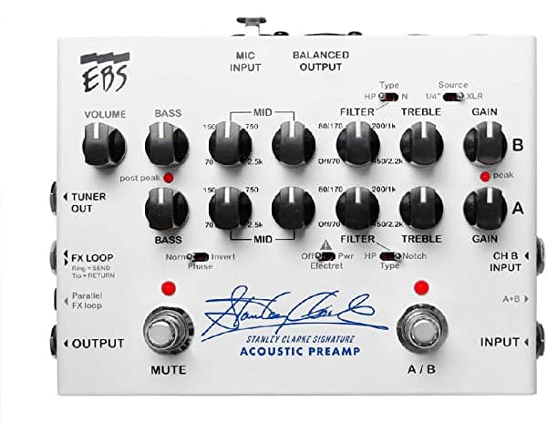 Ebs Stanley Clarke Signature - Preamplificador Acústico EBS-SCSP